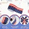 Red, White & Blue Wired Ribbon – 2.5" Patriotic American Flag Ribbon for Gift Wrapping, DIY Crafts, Holiday Decorations & Bows